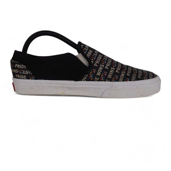 Vans Asher Classic Slip-on "Pride" Skate Shoes Multicolor Women's 10 - Picture 7 of 11